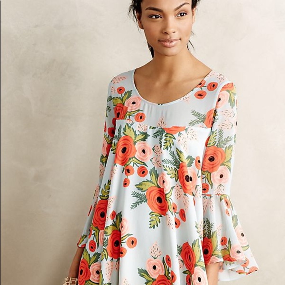 Anthropologie & Rifle Paper Co Dress